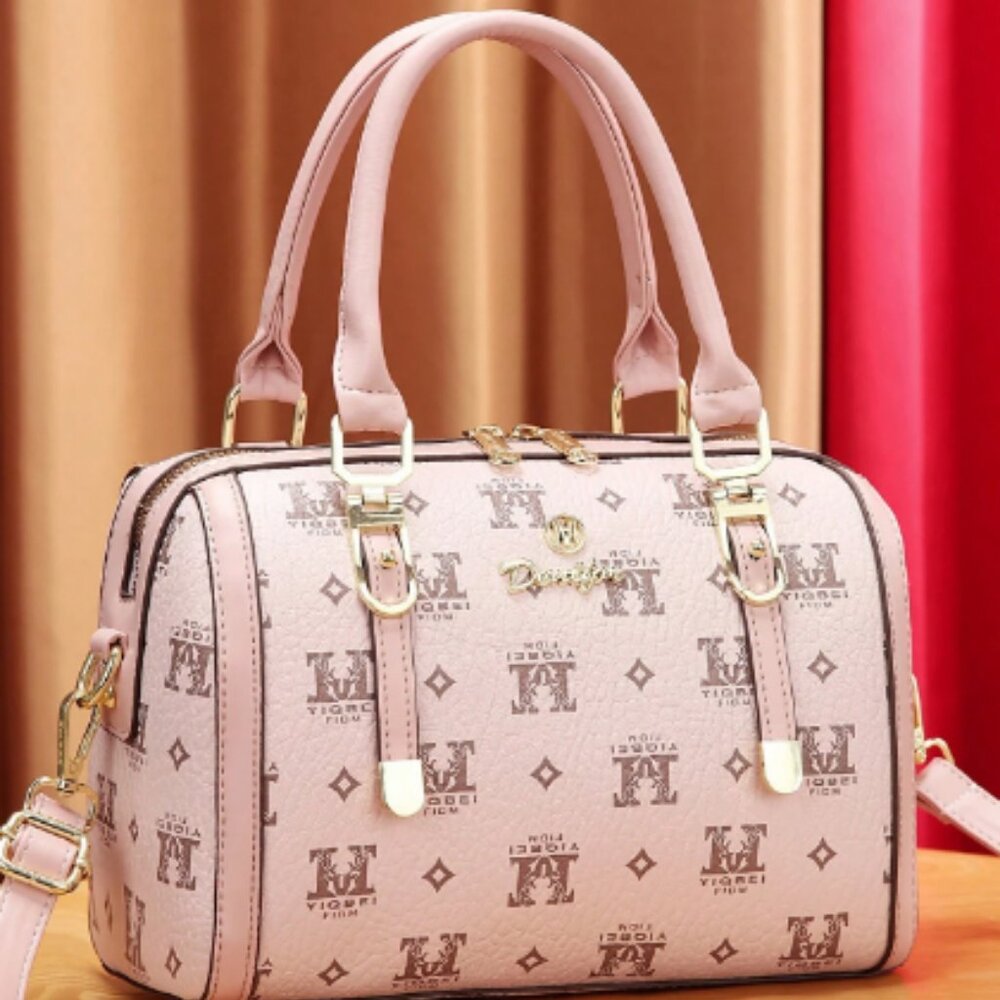 Women's Fashion Handbags - Versatile Casual Tote With Wallet,Faux Leather, Zip C